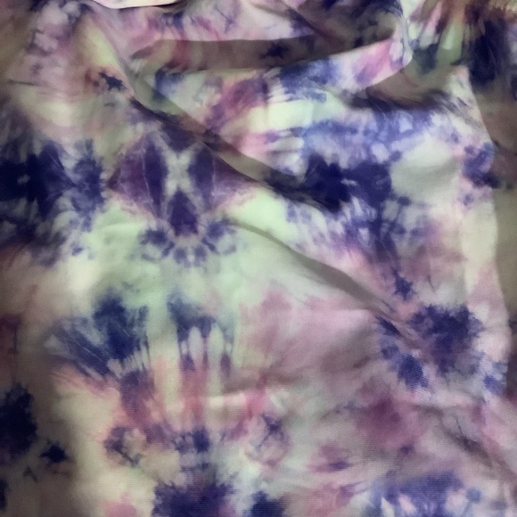 Pink Flamingo tankini tied dyed purple Lg 10/12 great for boating pool b… - Picture 12 of 14